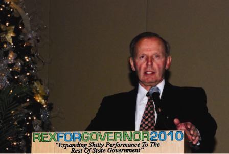 rex for governor