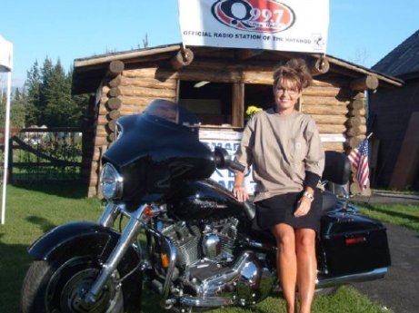 palin-on-a-motorcycle