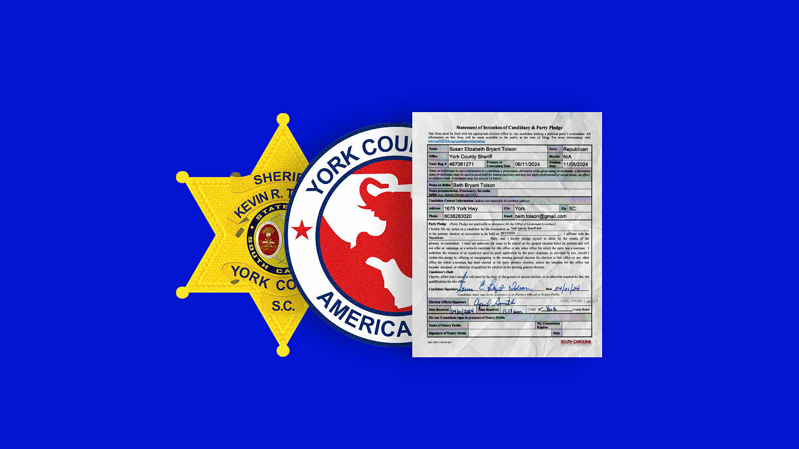 York County Republicans Reopen Filing for Sheriff Candidates - Vimarsana News