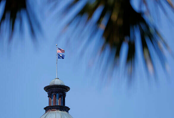 The South Carolina statehouse dome is seen on Tuesday, May 5, 2026 in Columbia, S.C. (Travis Bell/STATEHOUSE CAROLINA)