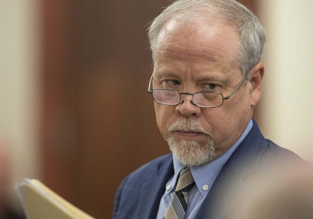 Creighton Waters argues motions at a pretrial motions hearing for the retrial of Alex Murdaugh.
